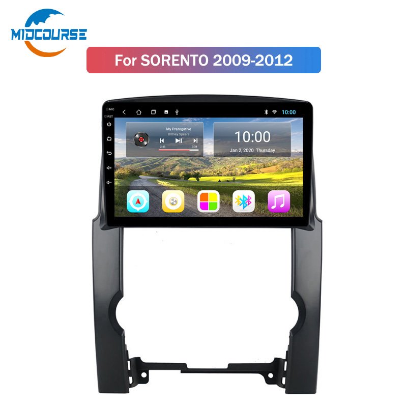 2G RAM 10 Inch HD Full Touch Screen Android 10 Quad-core Car GPS Navigation Radio for 2009 2010 2011 2012 KIA Sorento(5e14ca0a)