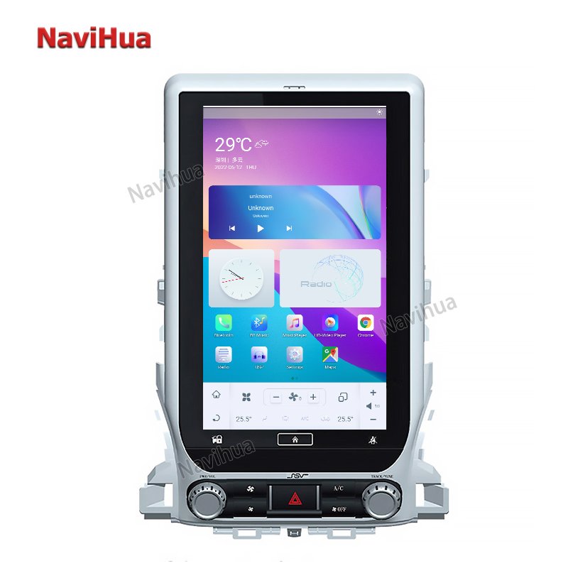 NaviHua 13.6" Vertical Style Android 9 for Toyota Land Cruiser 2016-2018 Car Radio Multimedia GPS Stereo Video Carplay Headunit