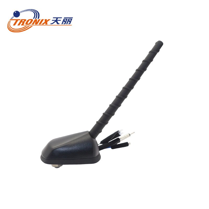 Radio Car Antenna Rod Type Active AM FM 12V With DIN Plug