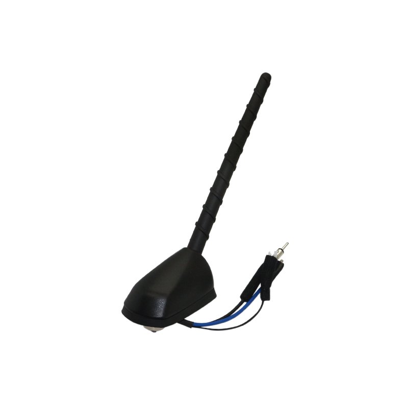 Radio Car Antenna Rod Type Active AM FM 12V With DIN Plug