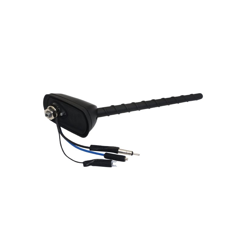 Radio Car Antenna Rod Type Active AM FM 12V With DIN Plug