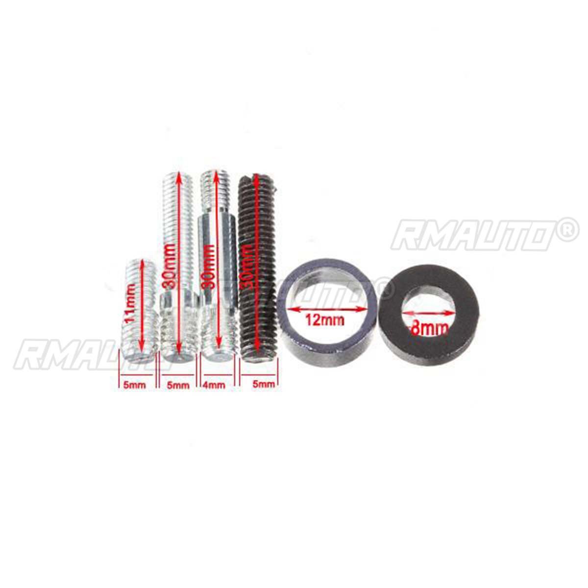Black Universal AM/FM Radio Antenna Car Aerial Antenna Supplied With 4mm & 5mm Diameter Screws
