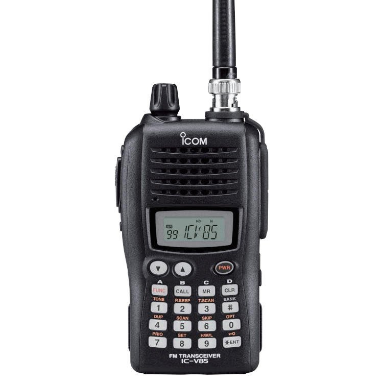 New 7W Power IC-V85 VHF 136-174 Mhz Handheld Marine Radio Walkie Talkie 10km Communication Transceiver Ham Amateur FM Radio Car