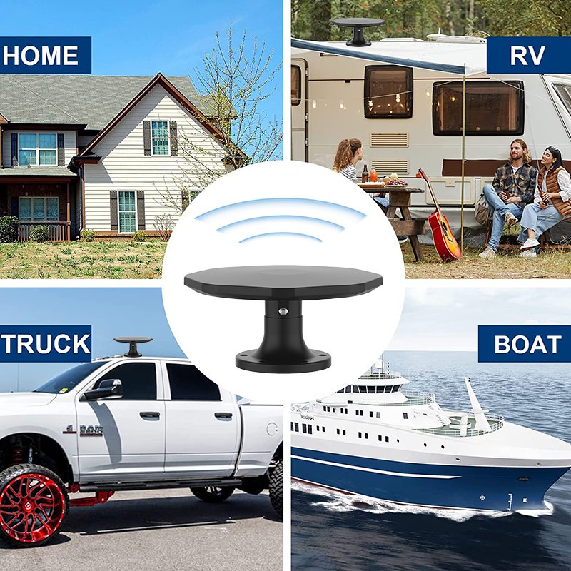 Competitive Price Portable External Omnidirctional Car UHF RV Motohome TV Aerial HD Digital Camper TV Antenna for Camping