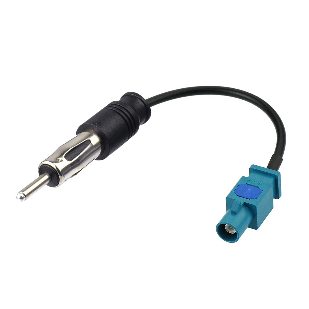 Superbat Fakra Cable Vehicle Aerial DIN Male to Fakra Adaptor European Radios Car Gps FM AM Dab Cable
