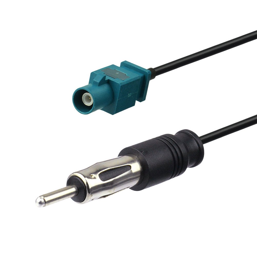 Superbat Fakra Cable Vehicle Aerial DIN Male to Fakra Adaptor European Radios Car Gps FM AM Dab Cable
