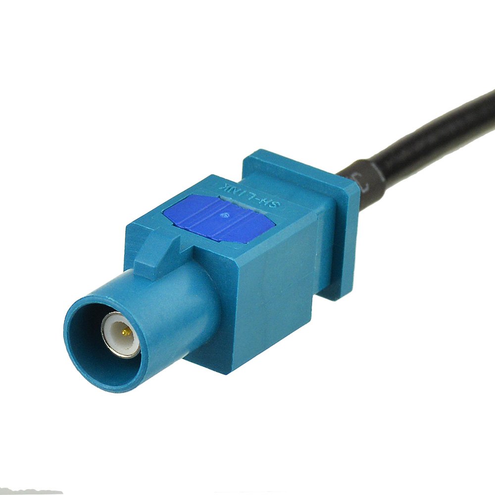 Superbat Fakra Cable Vehicle Aerial DIN Male to Fakra Adaptor European Radios Car Gps FM AM Dab Cable
