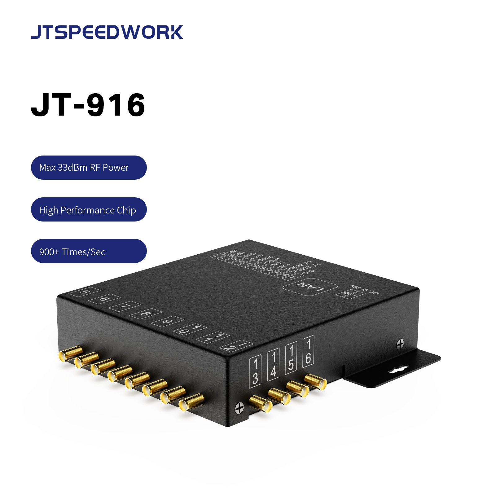 JT-916 Mini RFID Reader Tag UHF Fixed Waterproof Car Park Integrated Industrial Module Custom Wristband RFID Reader SDK