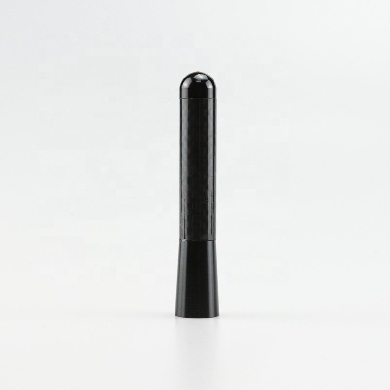 Xuanba 8cm Universal Carbon Fiber Aluminum Car Antenna in Black Red Blue Silver-Vehicle Modification Accessory