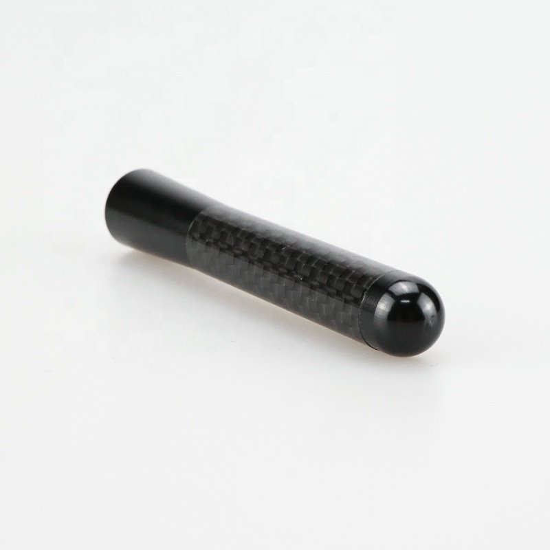 Xuanba 8cm Universal Carbon Fiber Aluminum Car Antenna in Black Red Blue Silver-Vehicle Modification Accessory