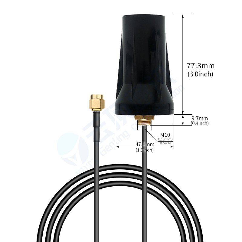 4G LTE Screw Roof Mount Waterproof outdoor use screw mount high gain gps lte 4g WIFI car aerial gps 3g 4g lte WIFI combo antenna