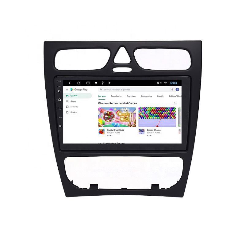 Android Car Stereo for Mercedes Benz C-Class W209 W203 CLK W463 W208 C200 C350 C320 2002-2005 GPS Multimedia Player No Dvd