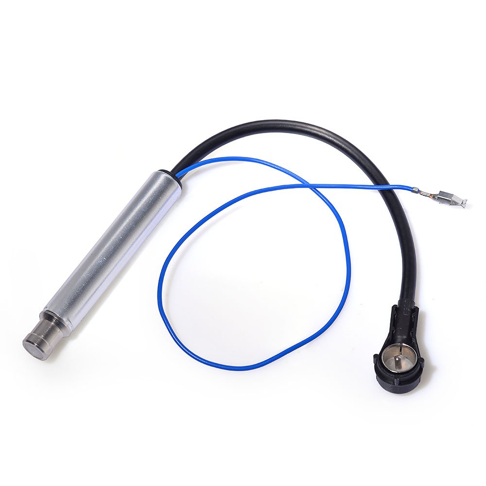 Car DAB + Antenna Amplifier AM FM ISO Male to Female Signal Booster Amplifier for Car Stereo Audio CD Media Head Unit Receiver