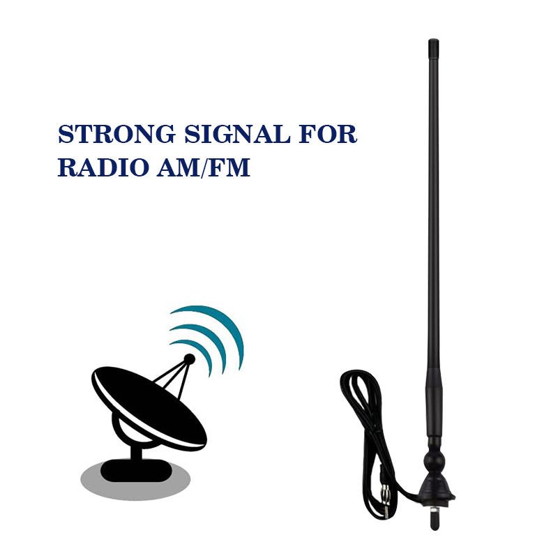 Waterproof Marine Antenna Rubber Dipole Flexible Mast FM AM Antenna for Boat Radio Car