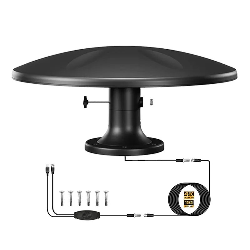 Factory Hot Sell High Gain Amplifier Signal Booster UHF VHF Long Range Smart TV Outdoor RV Aerial Digital Car TV Antenna