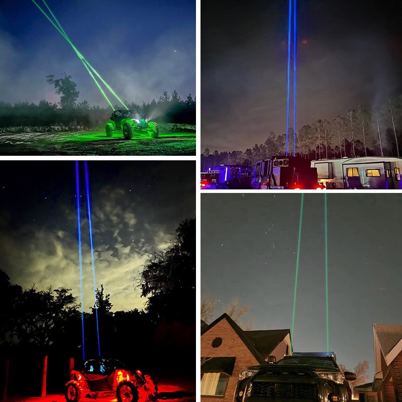 Motorcycle Truck Chasing High Quality Boat Flexible Whipless Antenna Remote Laser Flag bar Utv Atv Car Rgb Utv Led Whip Light