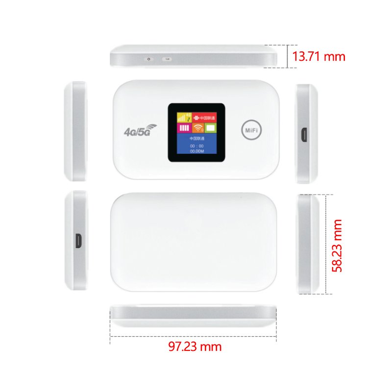 Factory Price Dnxt MF880 Mifis Wifi Router 4g Lte with Sim Card Slot 2100mAh Vpn 4g Router Essential for Office Travel