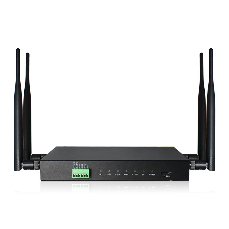 M2M Dual Sim Card Slot Industrial Cellular 4G Lte Wifi Router Dual Band 3G 4G Openwrt 1200Mbps GPS Antennas Vehicle Wifi Router