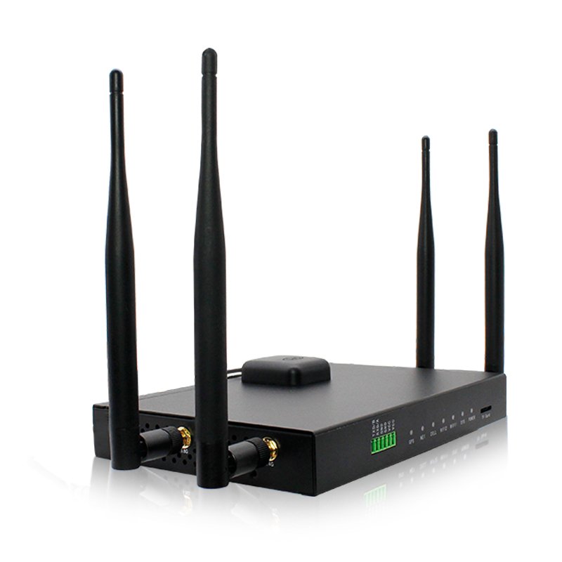 M2M Dual Sim Card Slot Industrial Cellular 4G Lte Wifi Router Dual Band 3G 4G Openwrt 1200Mbps GPS Antennas Vehicle Wifi Router