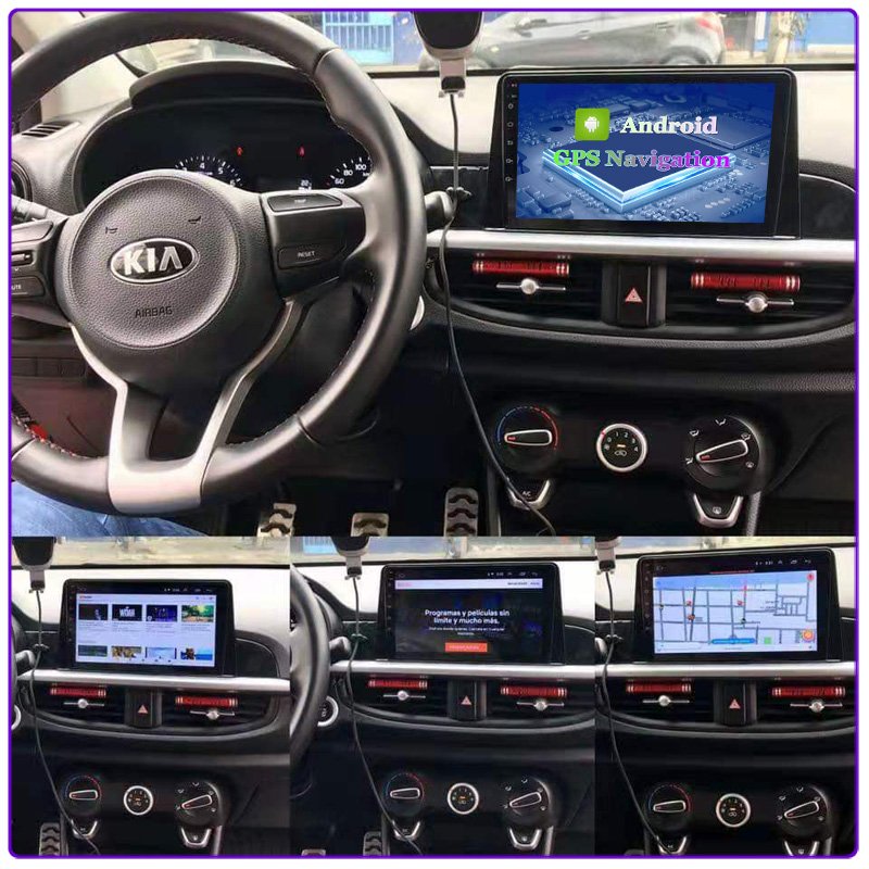 Android 10 for KIA PICANTO Morning 2016 2017 2018 2019 Multimedia Stereo Car DVD Player Navigation GPS Radio(99129ac8)
