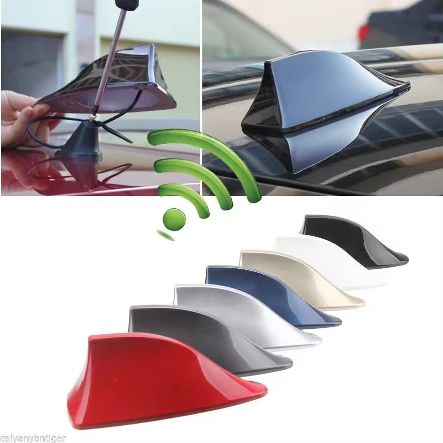 Customize Color Car Roof Mount Shark Antenna Universal Radio Signal Aerials Roof Antennas