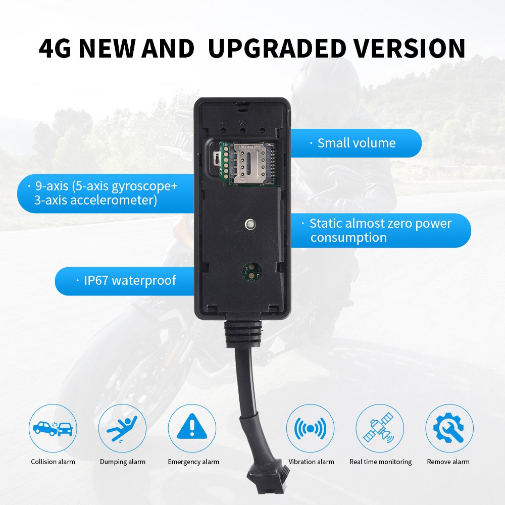 Gps Tracker for Car With Accurate Positioning Long Standby Battery Car Tracker