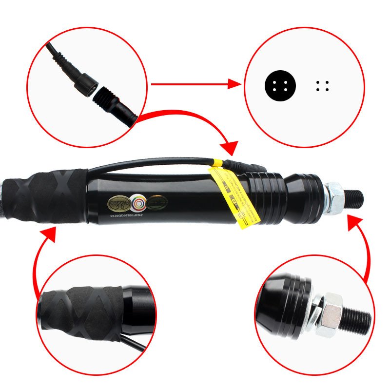 High Quality 3ft 4ft 5ft 6ft Waterproof Flexible Spiral RGB off Road Car Whip Antenna Lights Flag Pole Light for Atv Utv Atv
