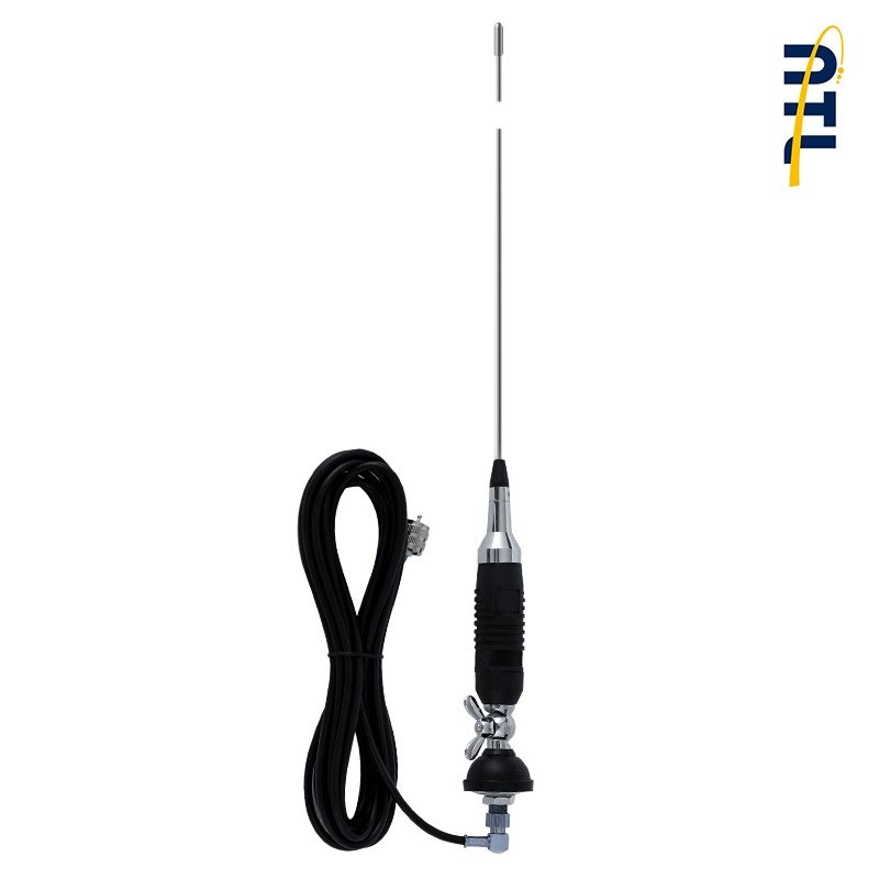 Antele Long Range Stainless Steel Whip CB Radio Antenna 26-28Mhz Mobile Car Truck Antenna