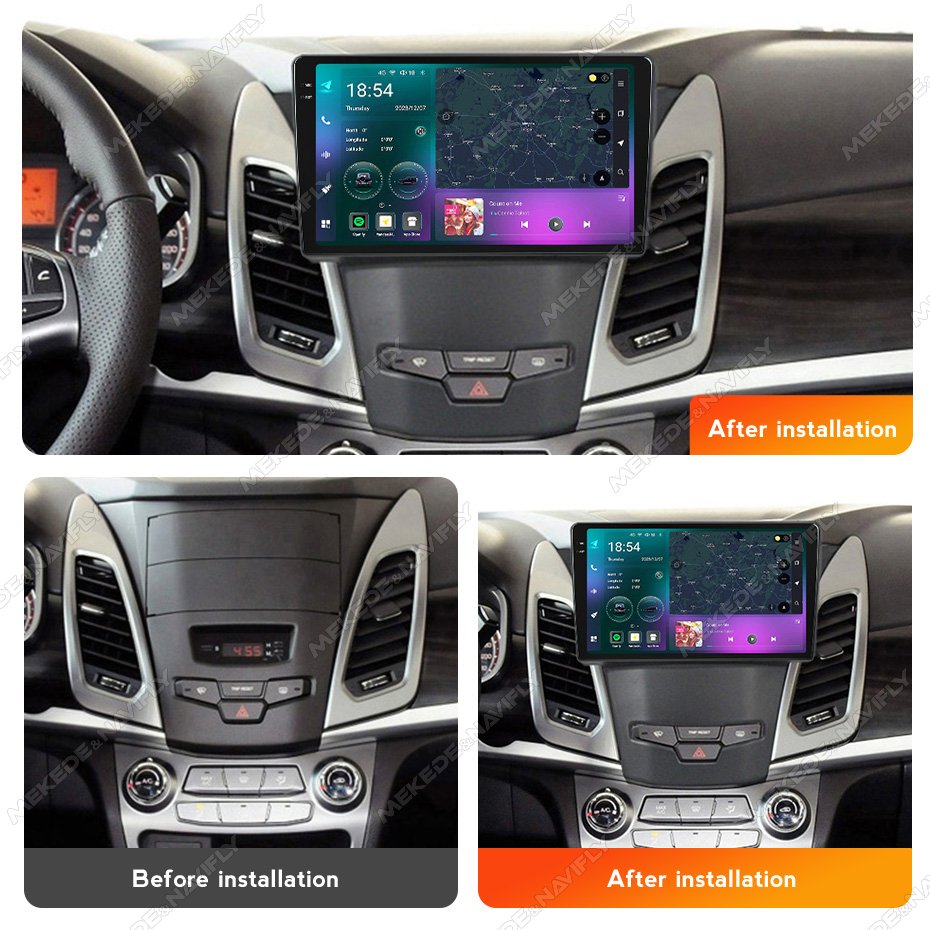 M6 PRO 4G LTE Car Stereo Touch Screen Android for SsangYong Korando 3 Actyon 2 2003-2017 BT GPS DSP WIFI Car Multimedia Player
