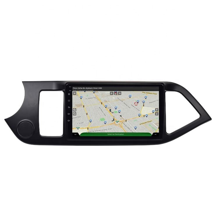 9' Android for Kia Picanto Morning 2012-2015 Multimedia Stereo Car DVD Player Navigation GPS Video Radio IPS Playstore Wireless