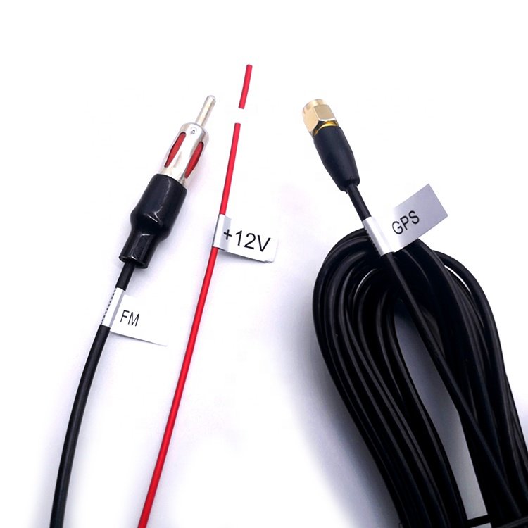 Multi-functional Car Antenna Combination Gps+fm/am+dab On-board Radio Amplifier Antenna