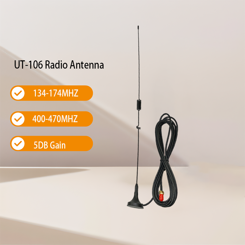 UT-106UV Magnetic Base UV-5R UV Dual Band Vhf Uhf Walkie Talkie Car Radio Antenna