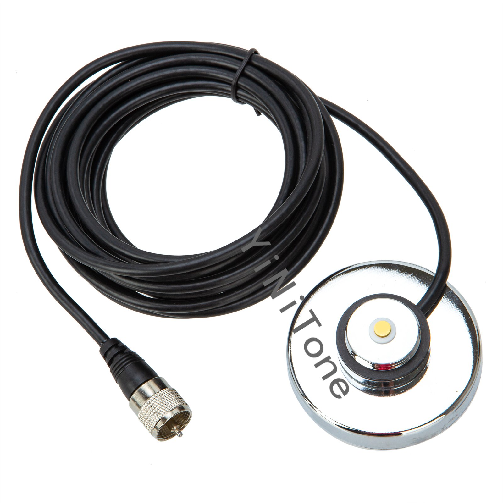 NMO Antenna with NB-70 7CM NMO Magnetic Mount Base With 5M PL-259 Connector Coaxial RG-58 Cable for QYT TYT Car Mobile Radio
