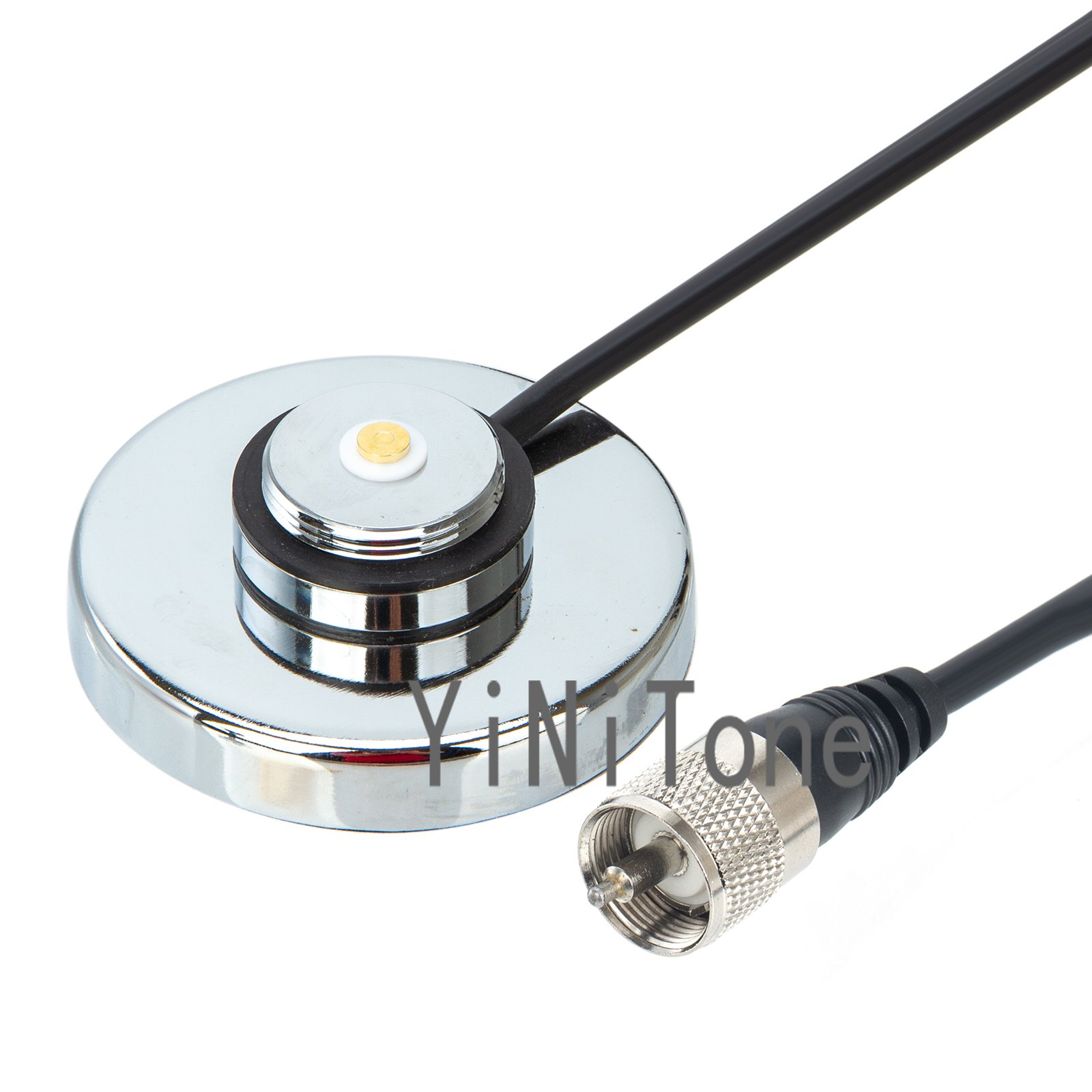 NMO Antenna with NB-70 7CM NMO Magnetic Mount Base With 5M PL-259 Connector Coaxial RG-58 Cable for QYT TYT Car Mobile Radio
