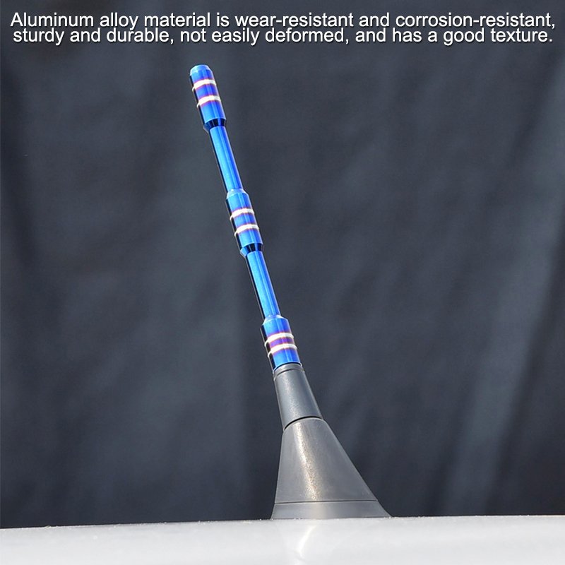 Universal Aluminum Alloy Antenna for Car Modification, AM/FM Receiving Antenna for Car Radio Decoration.