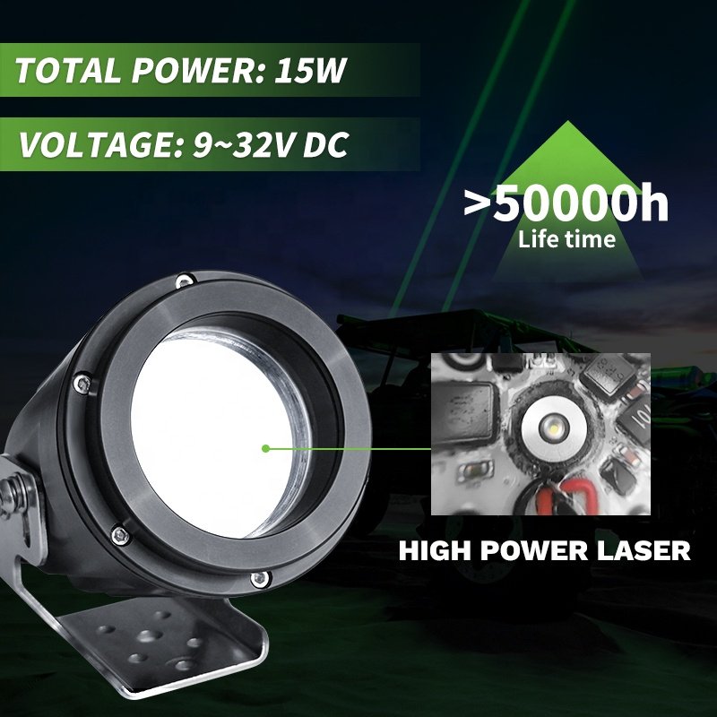 Boat Whip Light Flexible Car Laser Fog Light Bumper Four Color Laser Led Whip Lights Whipless Antenna Remote