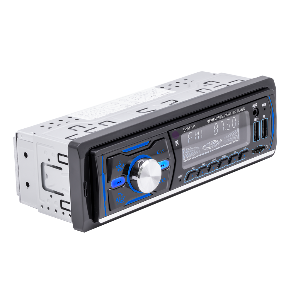 FM AM RDS DAB Silicone Remote Control 7388 High Power Blue Tooth 1 Din Car Radio Car Mp3 Player Stereo Single Din Audio
