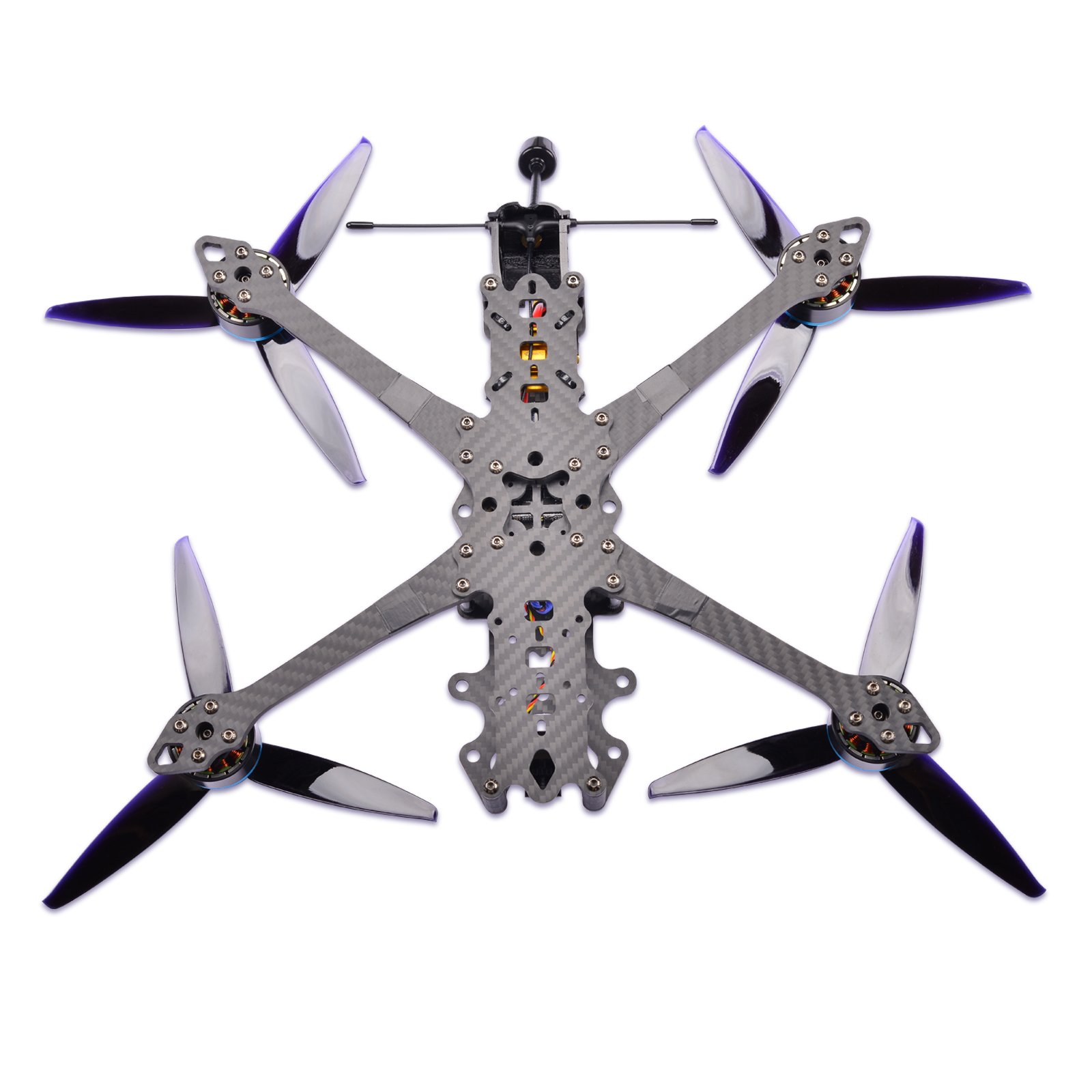 UFlight Piranha 7 Inch Professional Long Range Fpv Drone Racing Drone BNF PNP RTF with Analog Video Transmission UAV