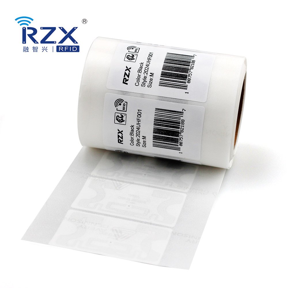 RFID Retail Garment Tracking RZX UHF Tags EPC M730 RFID Stickers for Supermarket Item Inventory Management