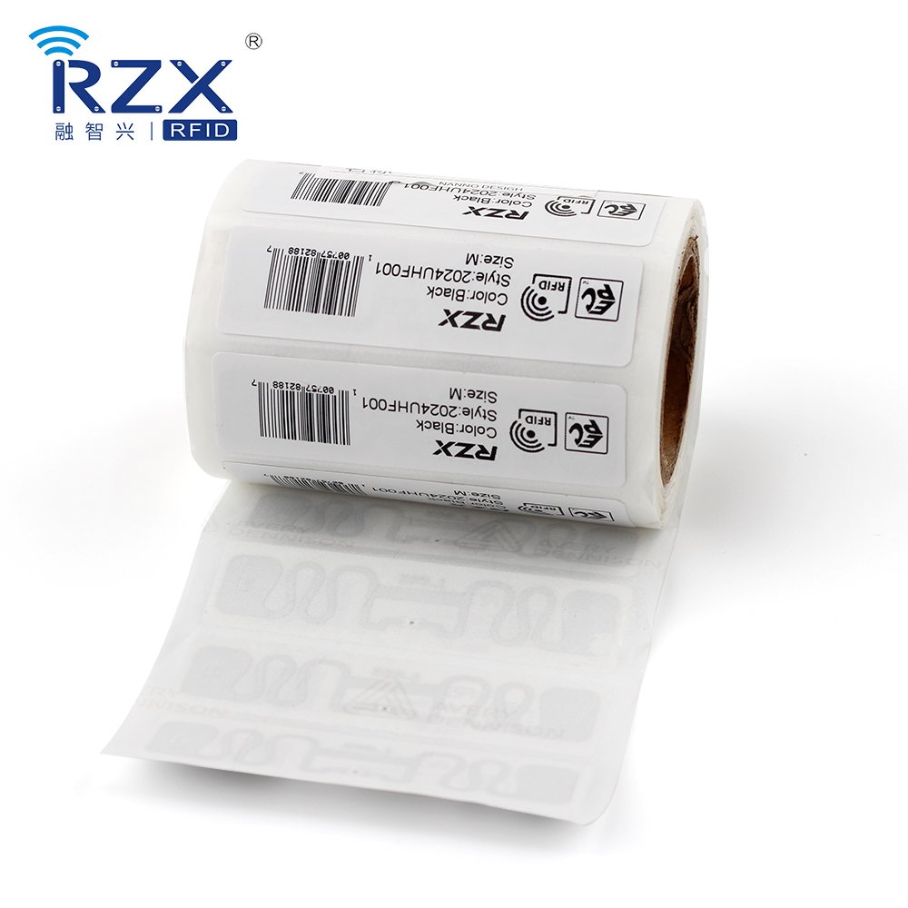 RFID Retail Garment Tracking RZX UHF Tags EPC M730 RFID Stickers for Supermarket Item Inventory Management