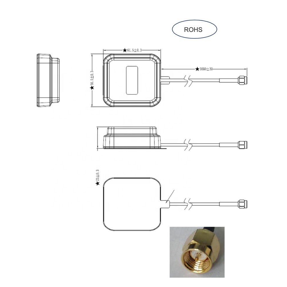 External Gps Gnss Antenna Active Gps Gnss Antenna Auto Gps Gnss Antenna For Car With Sma Connector Getcom.AI
