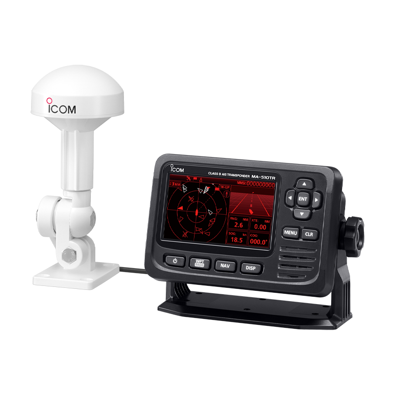 IC MA-510TR CLASS B VHF Marine Radio Transceiver ICOM AIS Transponder with Display and GPS Antenna AIS TRANSPONDER