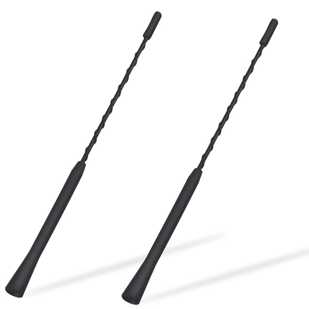 9/11/16 Inch Universal Car Roof Mast Whip Stereo Radio FM/AM Signal Aerial Amplified Antenna Mast Whip for VW BMW Mazda Toyota