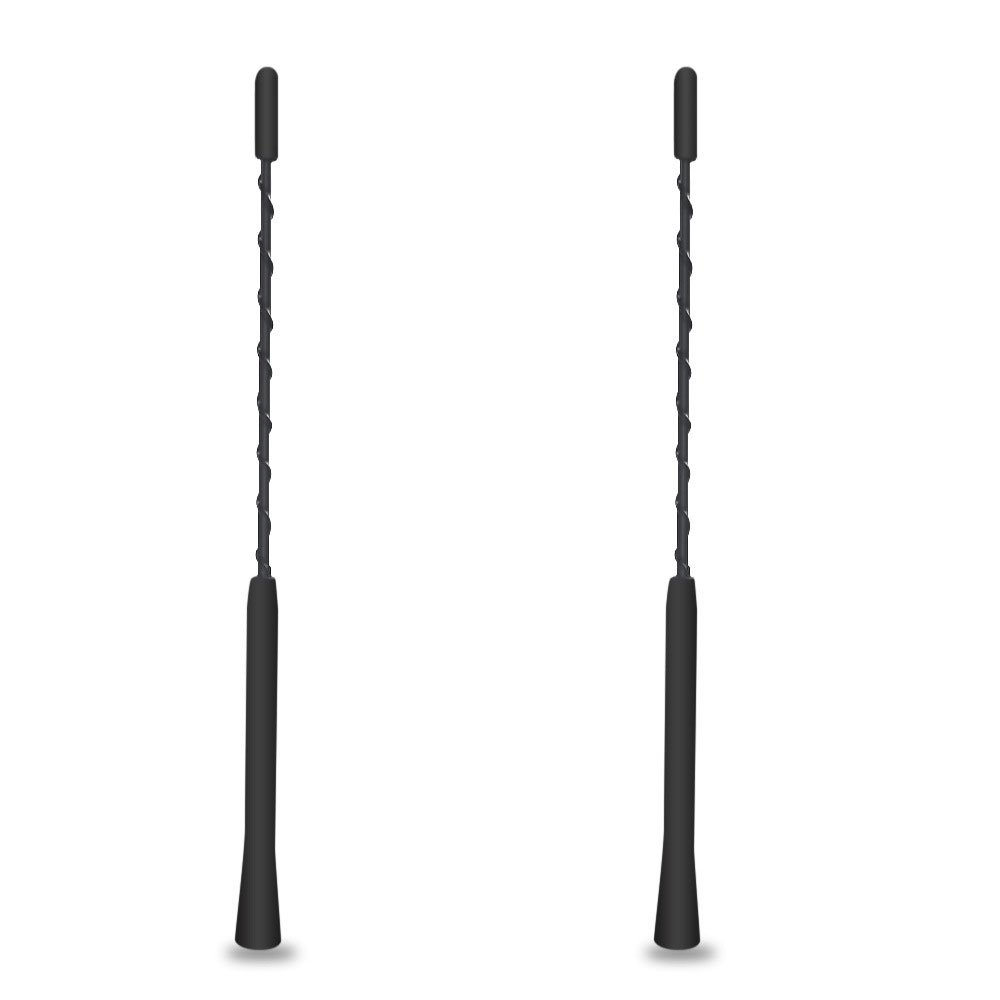9/11/16 Inch Universal Car Roof Mast Whip Stereo Radio FM/AM Signal Aerial Amplified Antenna Mast Whip for VW BMW Mazda Toyota