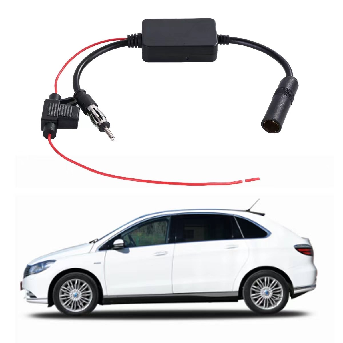 Manufacturer Direct Sales Luxury Version ANT-208FM Car Radio Antenna Amplifier AM DAB FM Antenna Amplifier