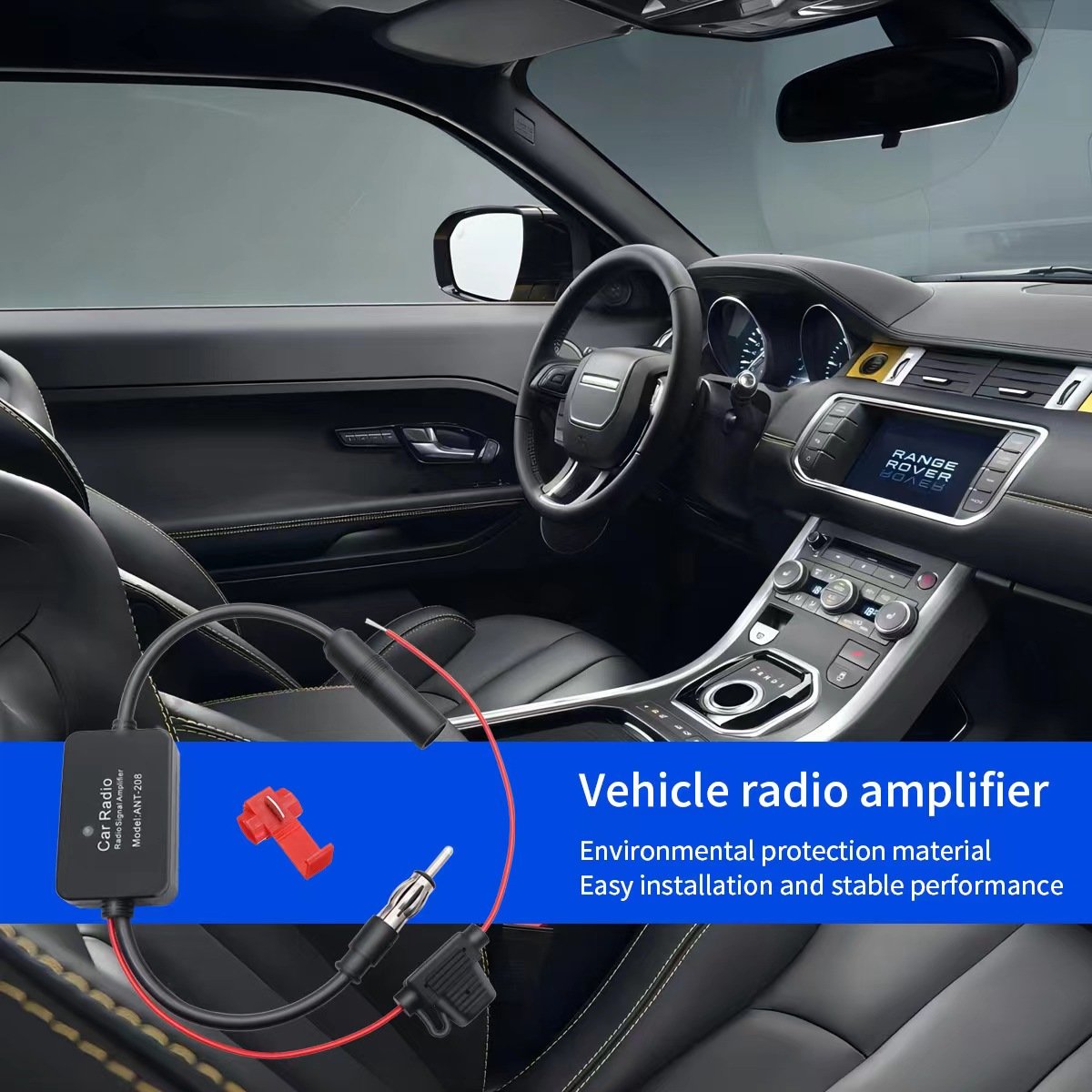Manufacturer Direct Sales Luxury Version ANT-208FM Car Radio Antenna Amplifier AM DAB FM Antenna Amplifier