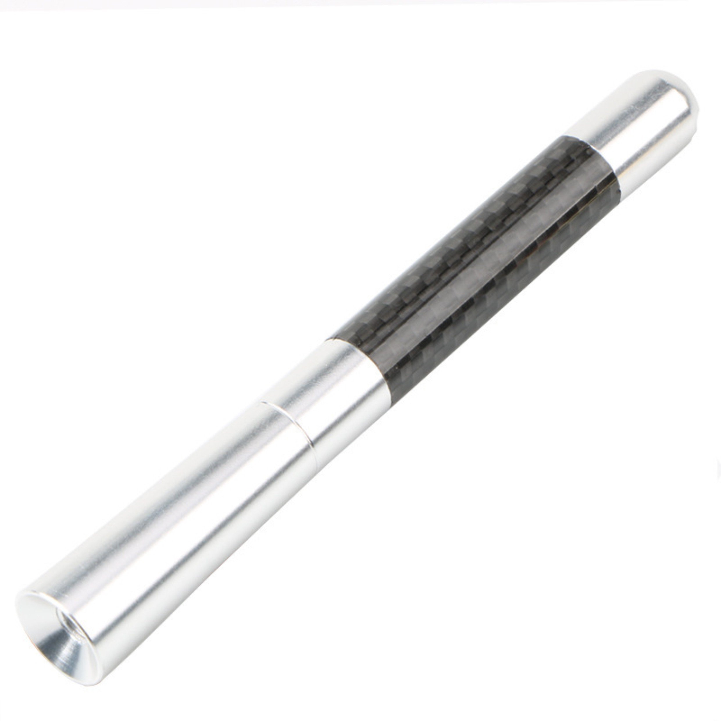 12cm Car Tuning Antenna Aluminum and Carbon Fiber Five Colors Decoration Kits Long Size with Fittings