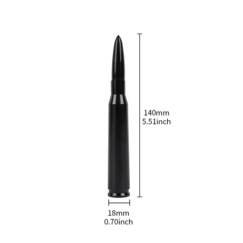 Car Accessories 14CM Styling Universal Auto Antenna Bullet shape Roof Modified Decoration Antenna Replacement for Car Antenna