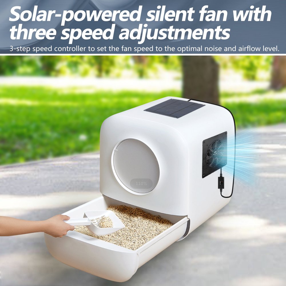 Sunlight Solar Wall Cooling Fan Solar Powered Ventilator Computer Cabinet RV Roof Vent Fan