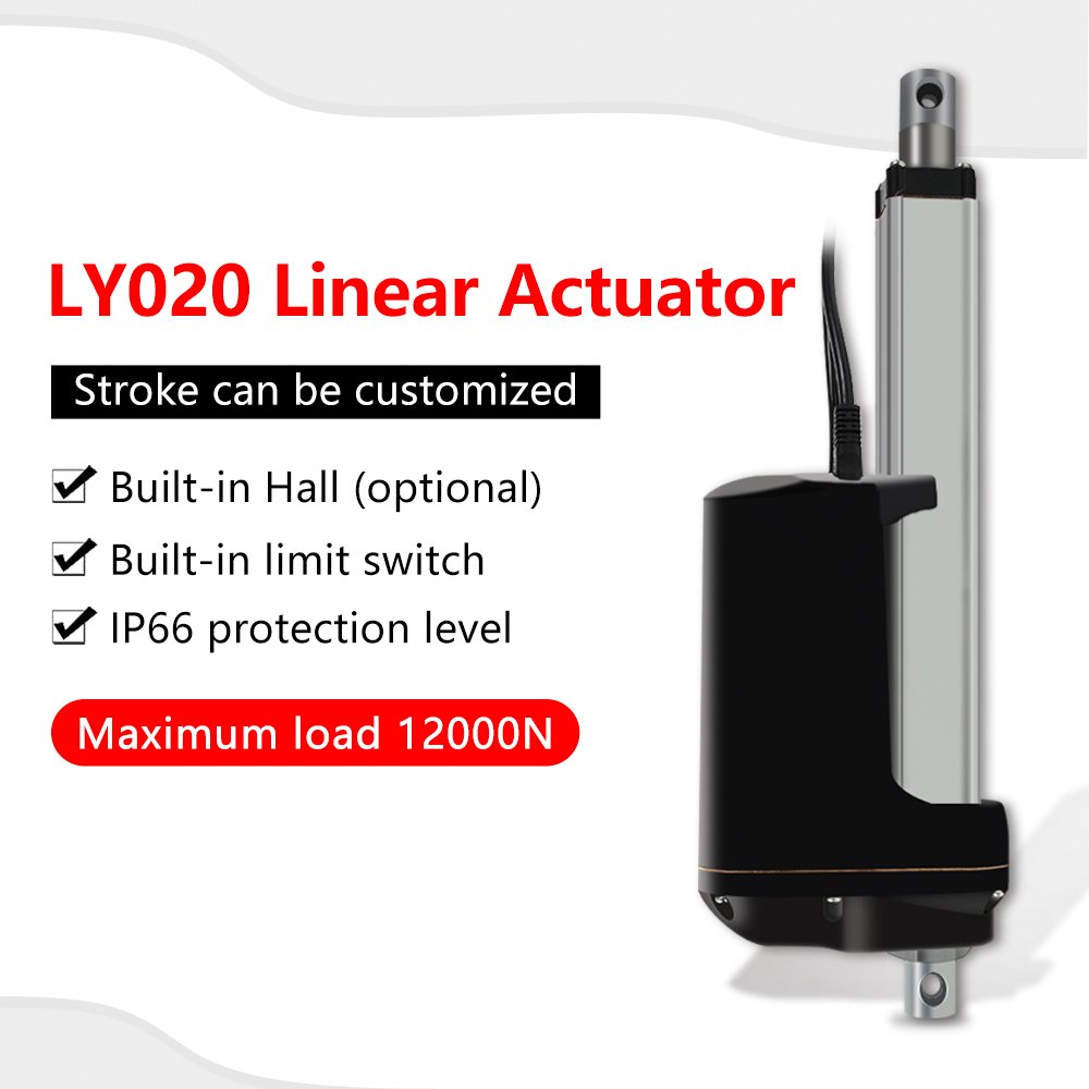 IP66 Solar Push Rod Satellite Antenna Heavy-duty 12000N 1.2T Heavy-duty Industrial Linear Actuator